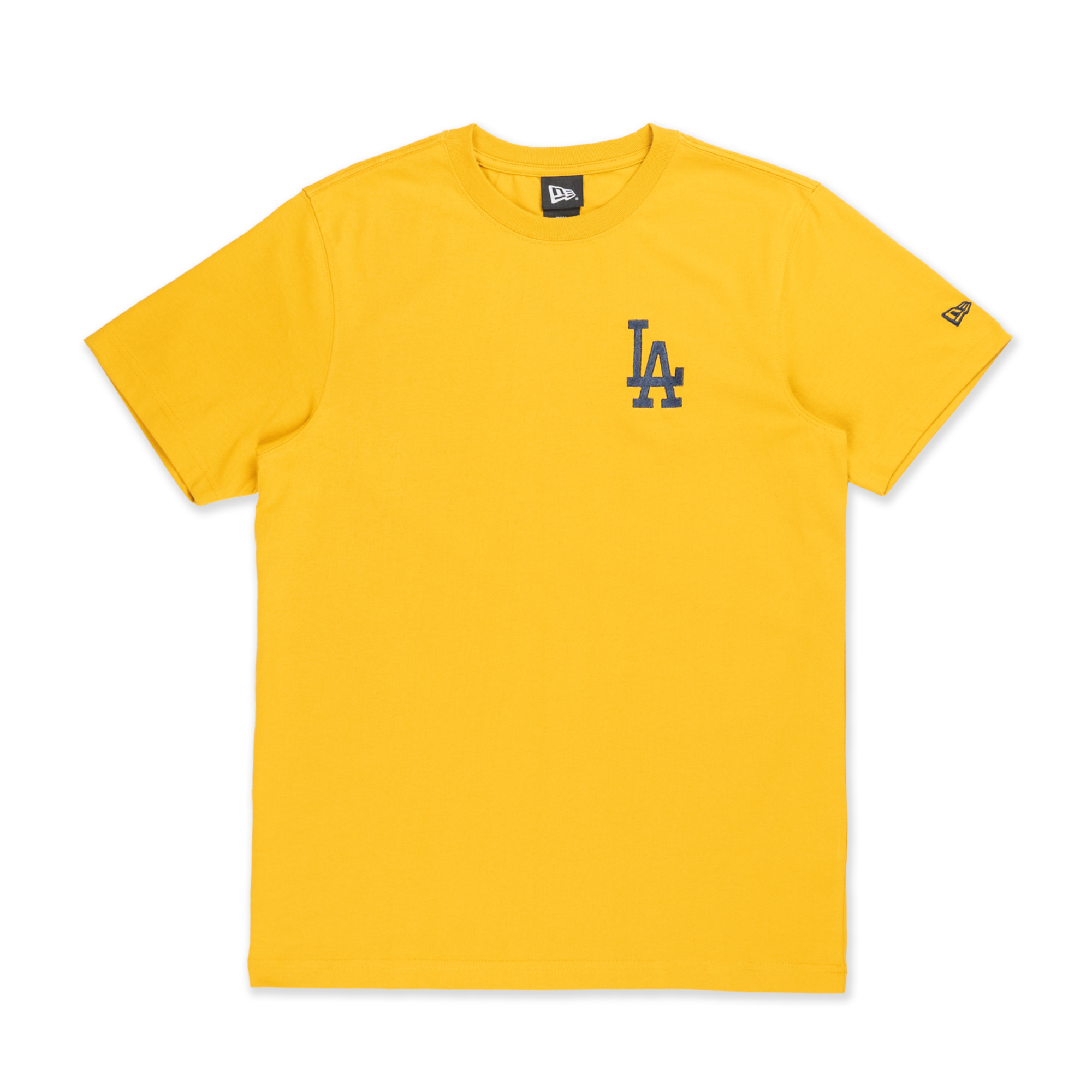 LOS ANGELES DODGERS COLOR ERA YELLOW MUSTARD SHORT SLEEVE T-SHIRT