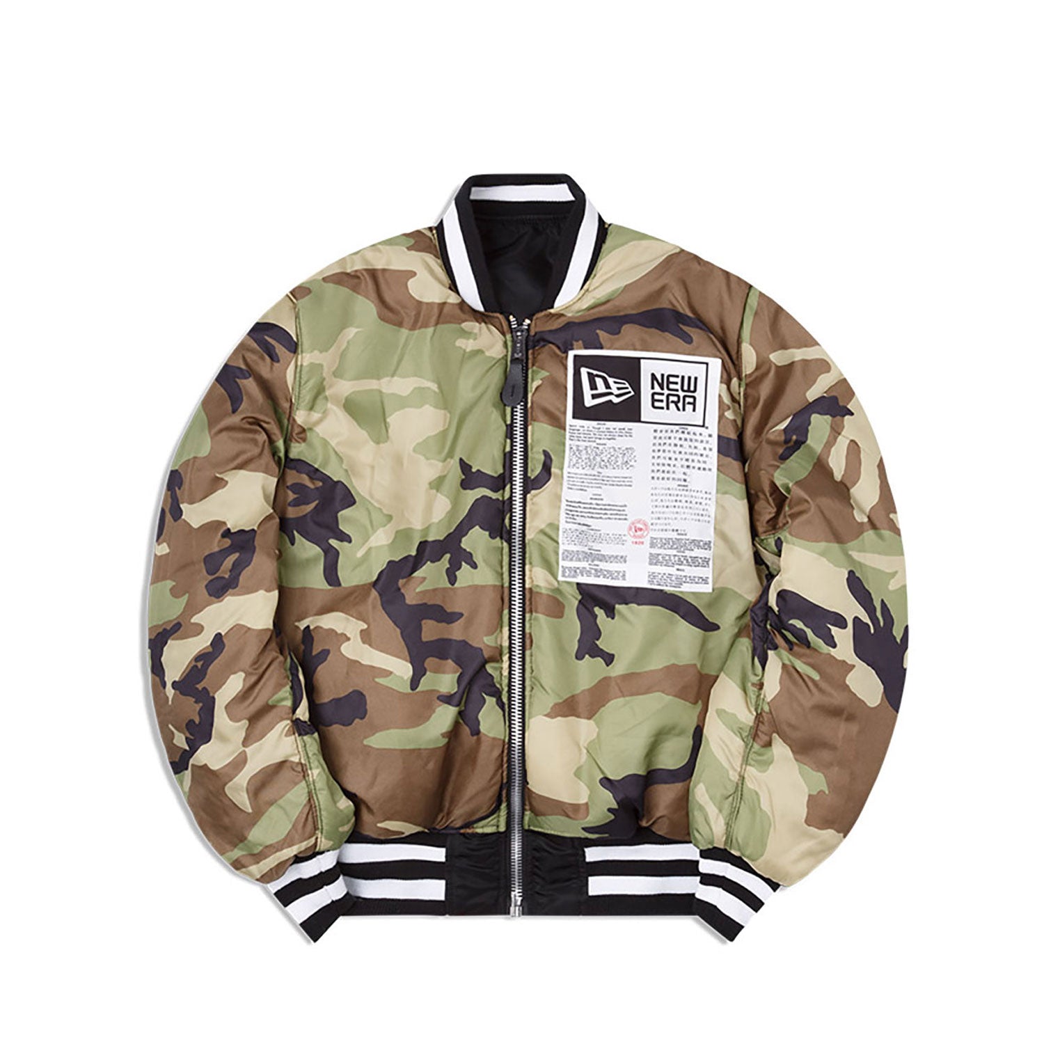 Chicago White Sox X Alpha Industries Black Reversible Bomber Jacket