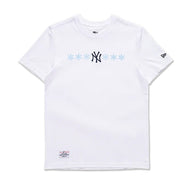 SS Tee MLB Snowflakes New York Yankees White
