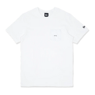 Short Sleeve Pocket Tee White Joyful Expression