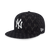 NEW YORK YANKEES DENIM ALL-OVER MONOGRAM BLACK DENIM 9FIFTY CAP