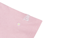 LOS ANGELES DODGERS MINI FLORAL PINK ROUGE WOMEN CROP TEE