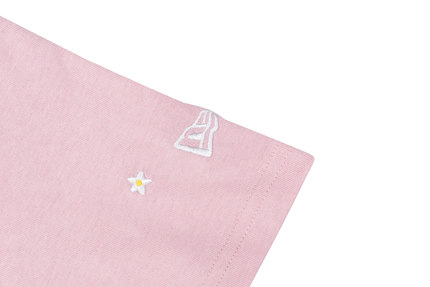 LOS ANGELES DODGERS MINI FLORAL PINK ROUGE WOMEN CROP TEE