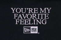 NEW ERA MY VALENTINE - NE SCRIPT BLACK TOTE BAG