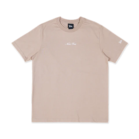 NEW ERA BASIC ASH BROWN REGULAR SHORT SLEEVE T-SHIRT