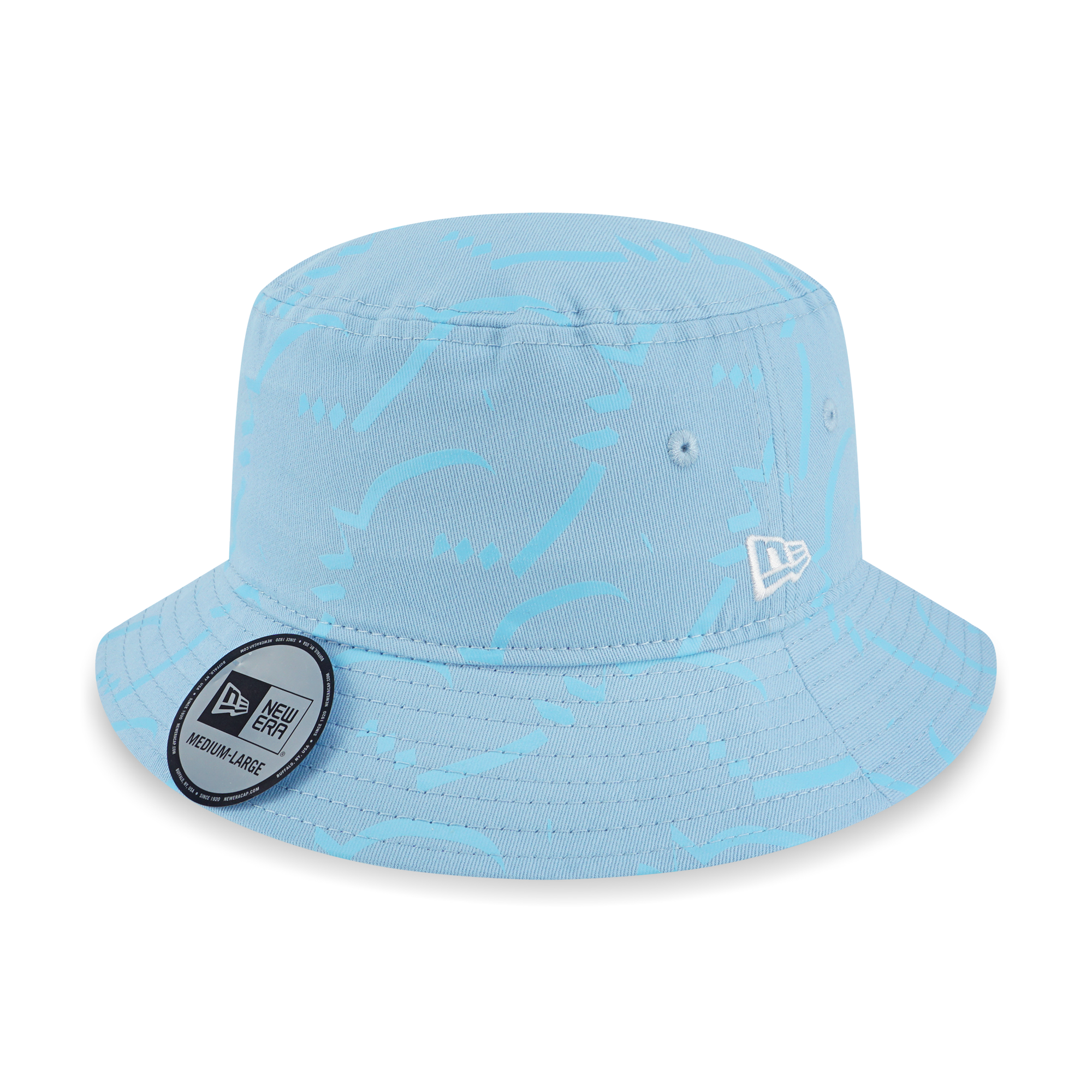 NEW ERA X SPORT B. ALL OVER PRINT BLUE BUCKET 01