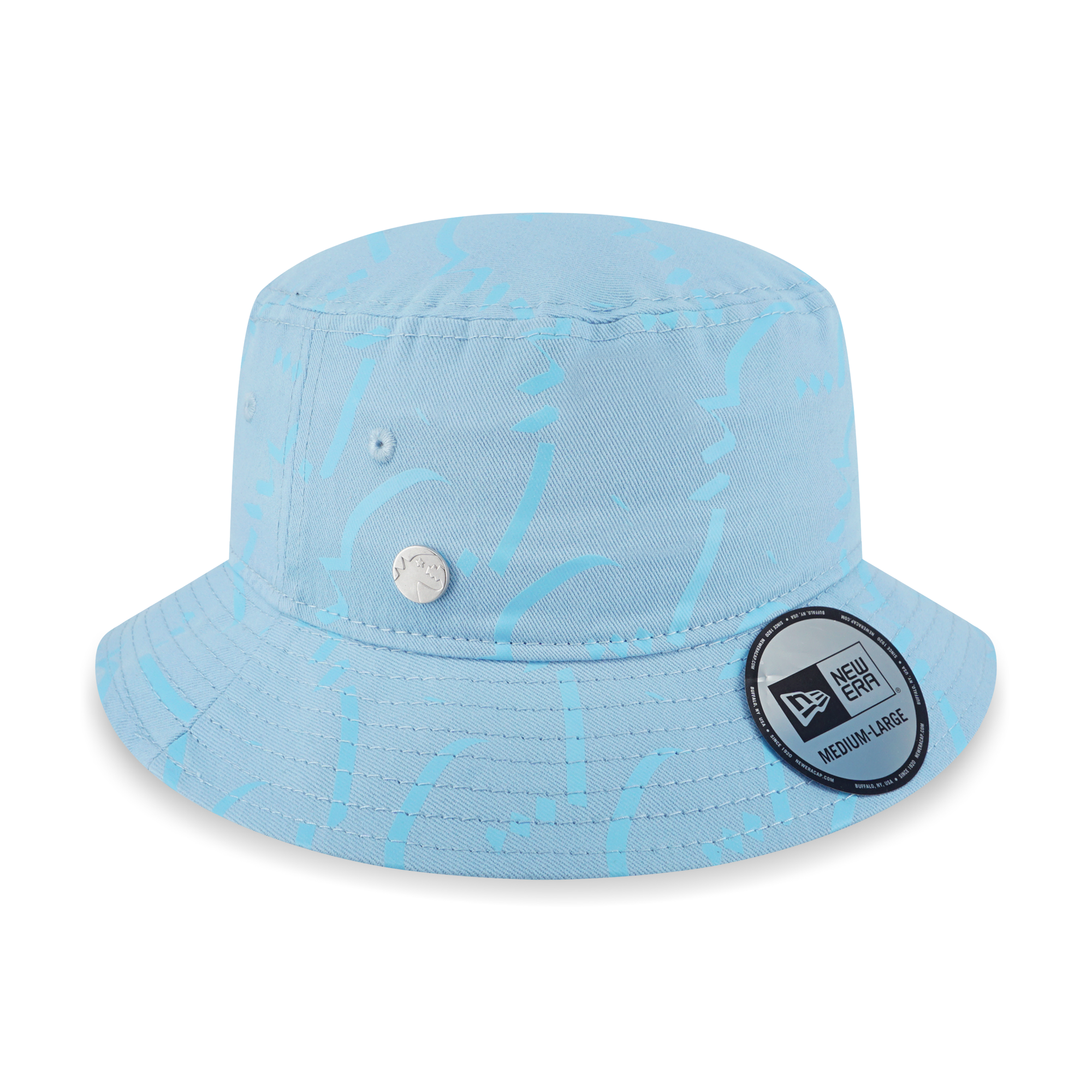 NEW ERA X SPORT B. ALL OVER PRINT BLUE BUCKET 01