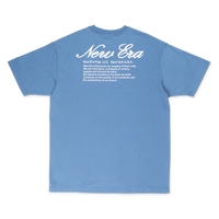NEW ERA BASIC FADED BLUE OVERSIZED SHORT SLEEVE T-SHIRT