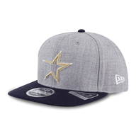 MLB HOUSTON ASTROS COOPERSTOWN NAVY VISOR HEATHER GRAY 9FIFTY OF PCV CAP