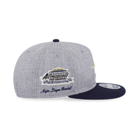 MLB HOUSTON ASTROS COOPERSTOWN NAVY VISOR HEATHER GRAY 9FIFTY OF PCV CAP