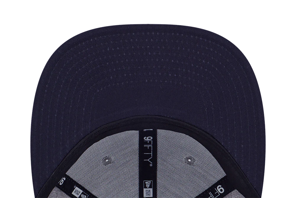 MLB HOUSTON ASTROS COOPERSTOWN NAVY VISOR HEATHER GRAY 9FIFTY OF PCV CAP