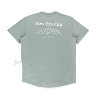 NEW ERA MOUNTAIN EDGE EVEREST GREEN PERFORMANCE SHORT SLEEVE T-SHIRT