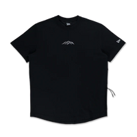 NEW ERA MOUNTAIN EDGE BLACK PERFORMANCE SHORT SLEEVE T-SHIRT