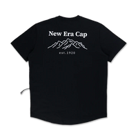 NEW ERA MOUNTAIN EDGE BLACK PERFORMANCE SHORT SLEEVE T-SHIRT