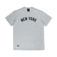 MLB NEW YORK YANKEES COOPERSTOWN LIGHT HEATHER GRAY SHORT SLEEVE T-SHIRT