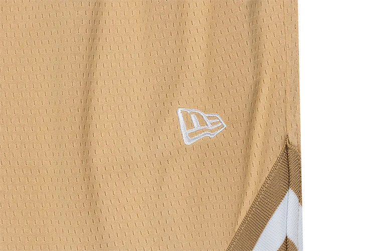 NEW ERA BASKETBALL CLUB VEGAS GOLD BASKETBALL SHORTS