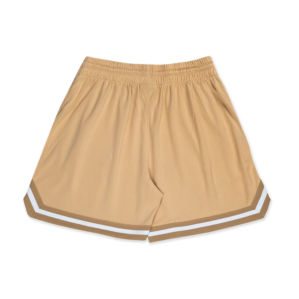 NEW ERA BASKETBALL CLUB VEGAS GOLD BASKETBALL SHORTS