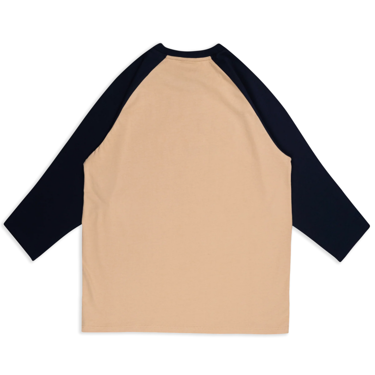 NEW ERA BASIC SCRIPT OAT MILK RAGLAN SLEEVE T-SHIRT