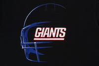 NEW YORK GIANTS NFL BLACK OVERSIZED SHORT SLEEVE T-SHIRT