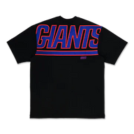 NEW YORK GIANTS NFL BLACK OVERSIZED SHORT SLEEVE T-SHIRT