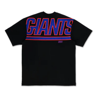 NEW YORK GIANTS NFL BLACK OVERSIZED SHORT SLEEVE T-SHIRT