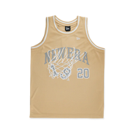 NEW ERA BASKETBALL CLUB VEGAS GOLD BASKETBALL JERSEY