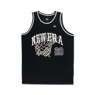 NEW ERA BASKETBALL CLUB BLACK BASKETBALL JERSEY