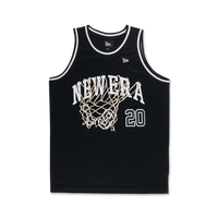 NEW ERA BASKETBALL CLUB BLACK BASKETBALL JERSEY