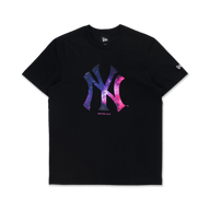 NEW YORK YANKEES COMIC SPACE BLACK SHORT SLEEVE T-SHIRT