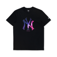 NEW YORK YANKEES COMIC SPACE BLACK SHORT SLEEVE T-SHIRT