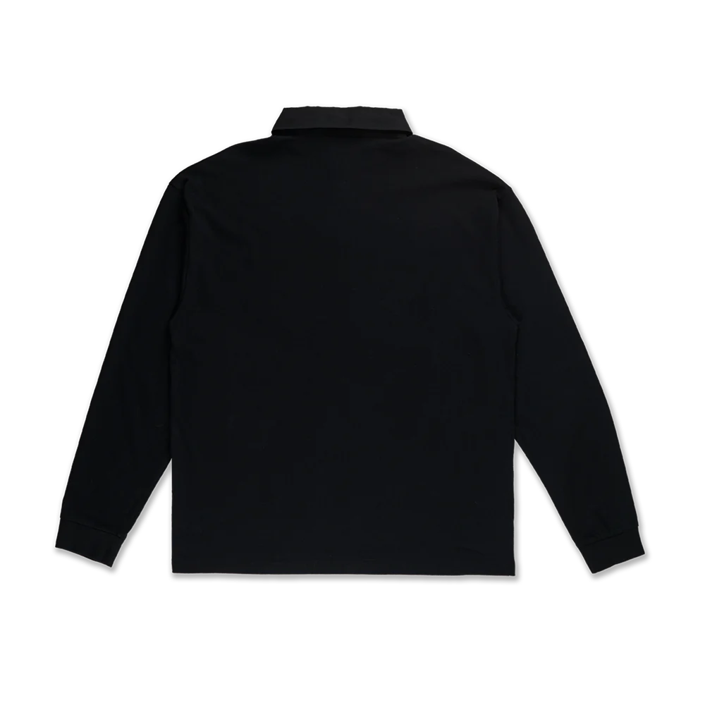 NEW YORK YANKEES DARK 90S BLACK RUGBY SWEATSHIRT