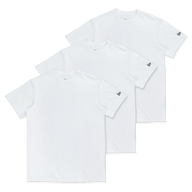 NEW ERA BASICS 3 PACK COOL ERA WHITE SHORT SLEEVE T-SHIRT