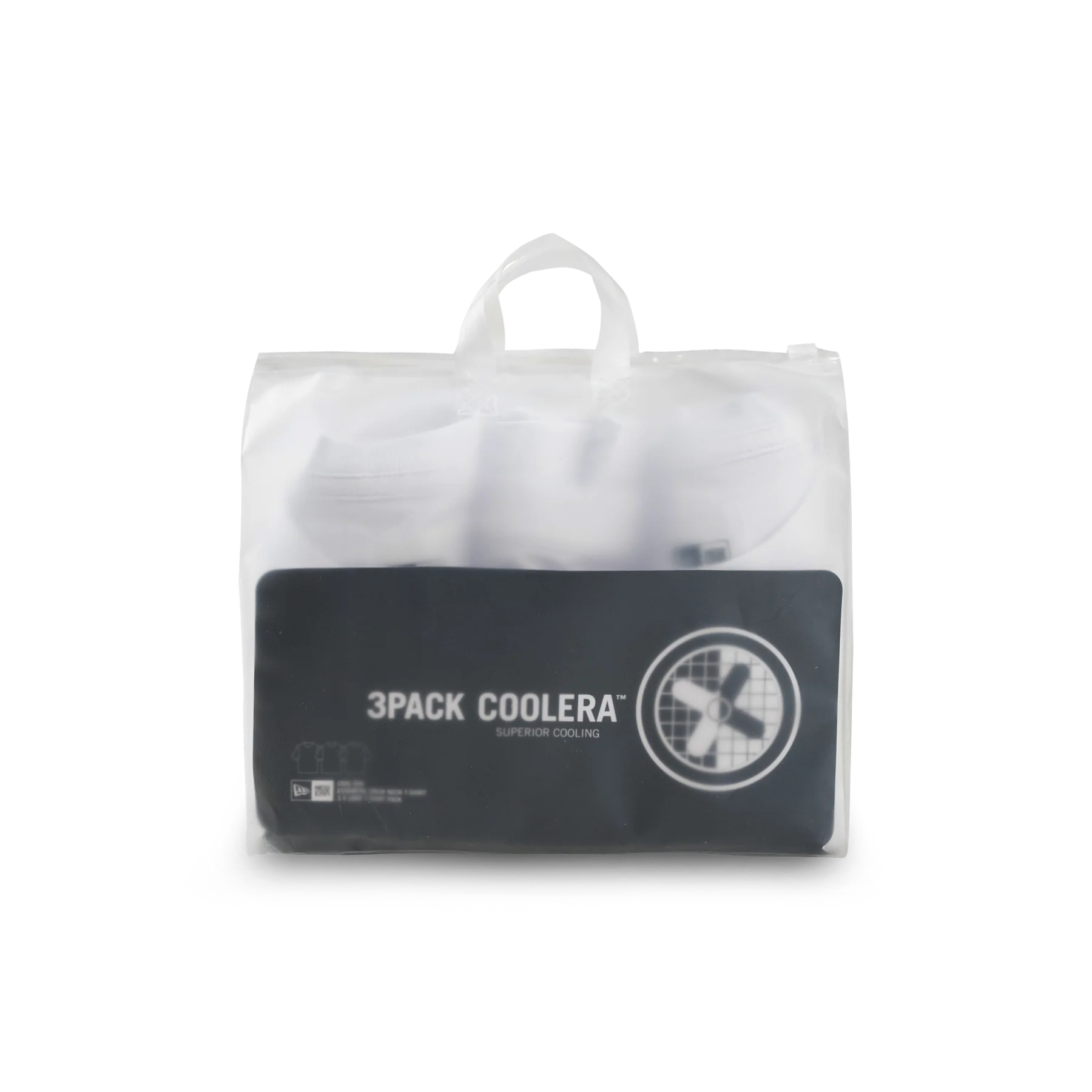 NEW ERA BASICS 3 PACK COOL ERA WHITE SHORT SLEEVE T-SHIRT