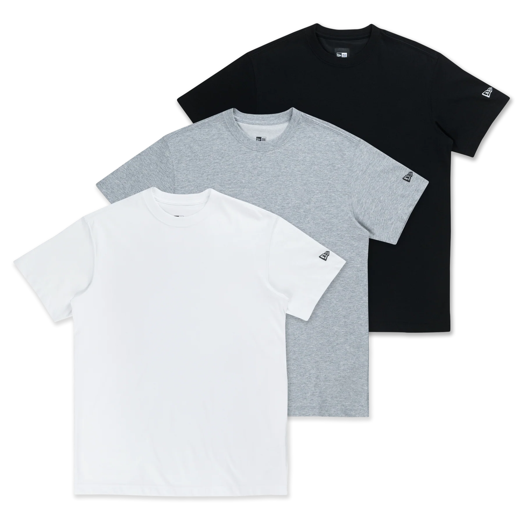 NEW ERA BASICS 3 PACK COOL ERA MULTI SHORT SLEEVE T-SHIRT NEW ERA BASICS 3 PACK COOL ERA MULTI SHORT SLEEVE T-SHIRT