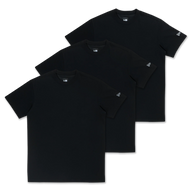 NEW ERA BASICS 3 PACK COOL ERA BLACK SHORT SLEEVE T-SHIRT