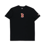 BOSTON RED SOX TINT BRUSH BLACK SHORT SLEEVE T-SHIRT
