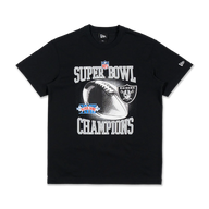 OAKLAND RAIDERS HALL OF NFL CHAMPIONS BLACK SHORT SLEEVE T-SHIRT
