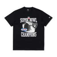 OAKLAND RAIDERS HALL OF NFL CHAMPIONS BLACK SHORT SLEEVE T-SHIRT