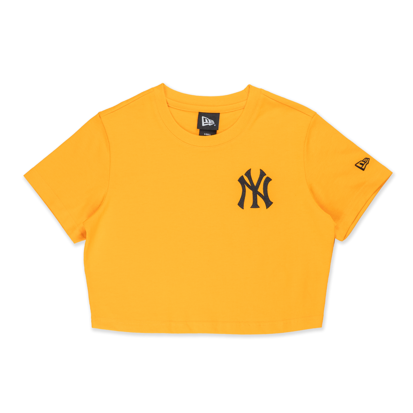 New York Yankees Color Era Orange Women Crop Tee