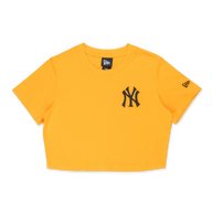 New York Yankees Color Era Orange Women Crop Tee