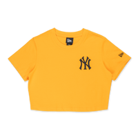 New York Yankees Color Era Orange Women Crop Tee