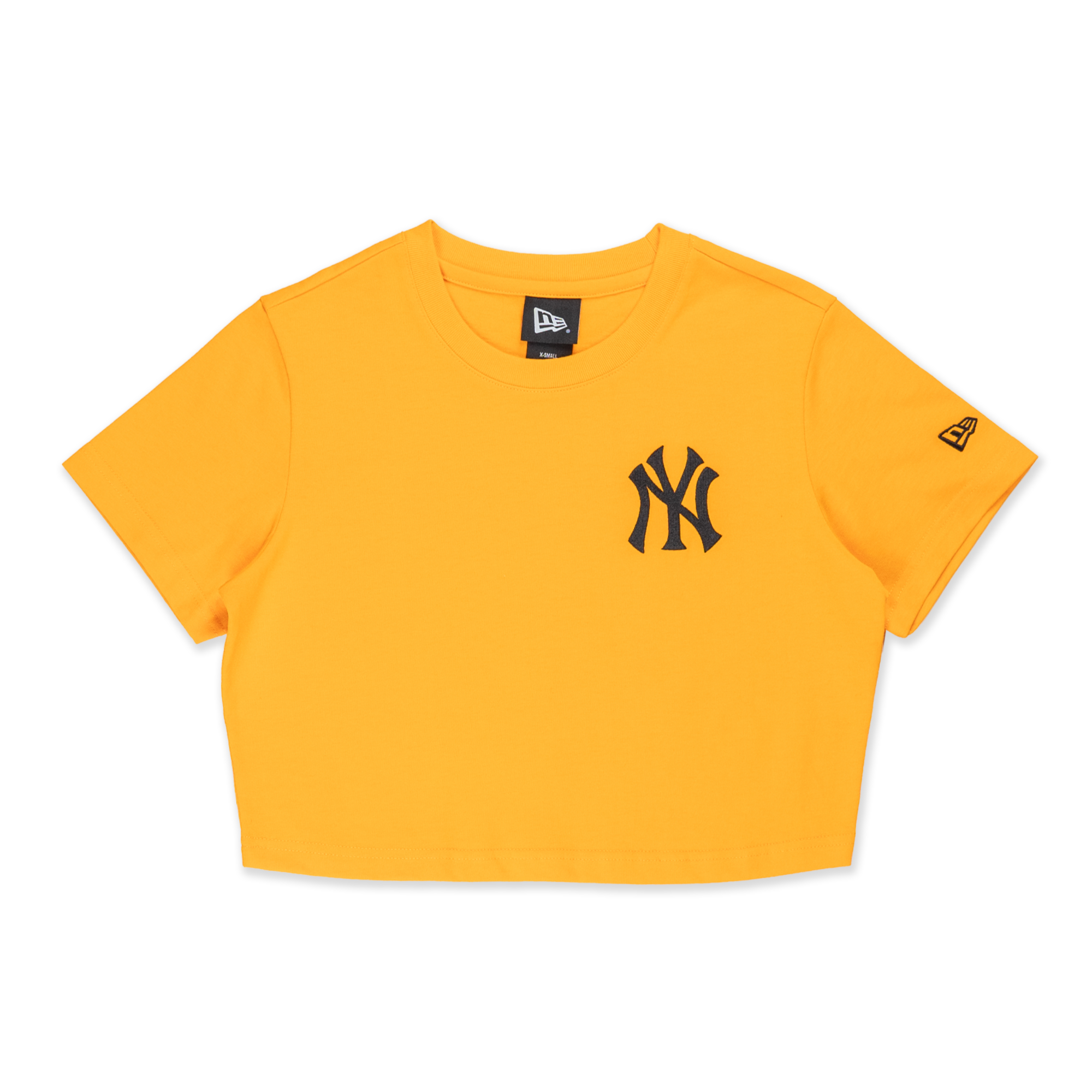 New York Yankees Color Era Orange Women Crop Tee