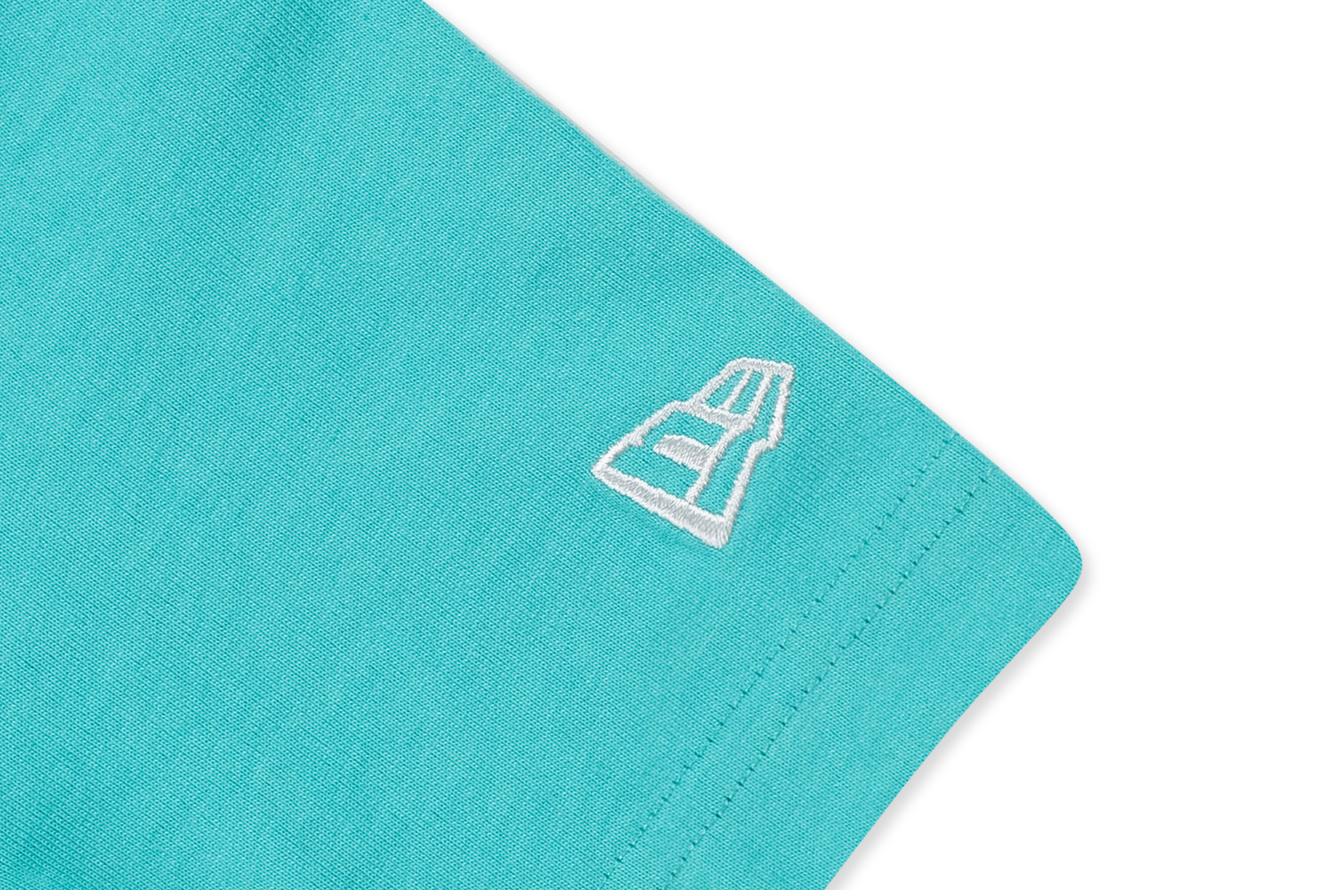 Los Angeles Dodgers Color Era Arctic Teal Women Crop Tee