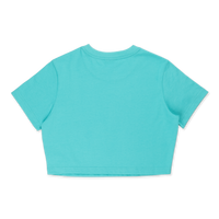 Los Angeles Dodgers Color Era Arctic Teal Women Crop Tee