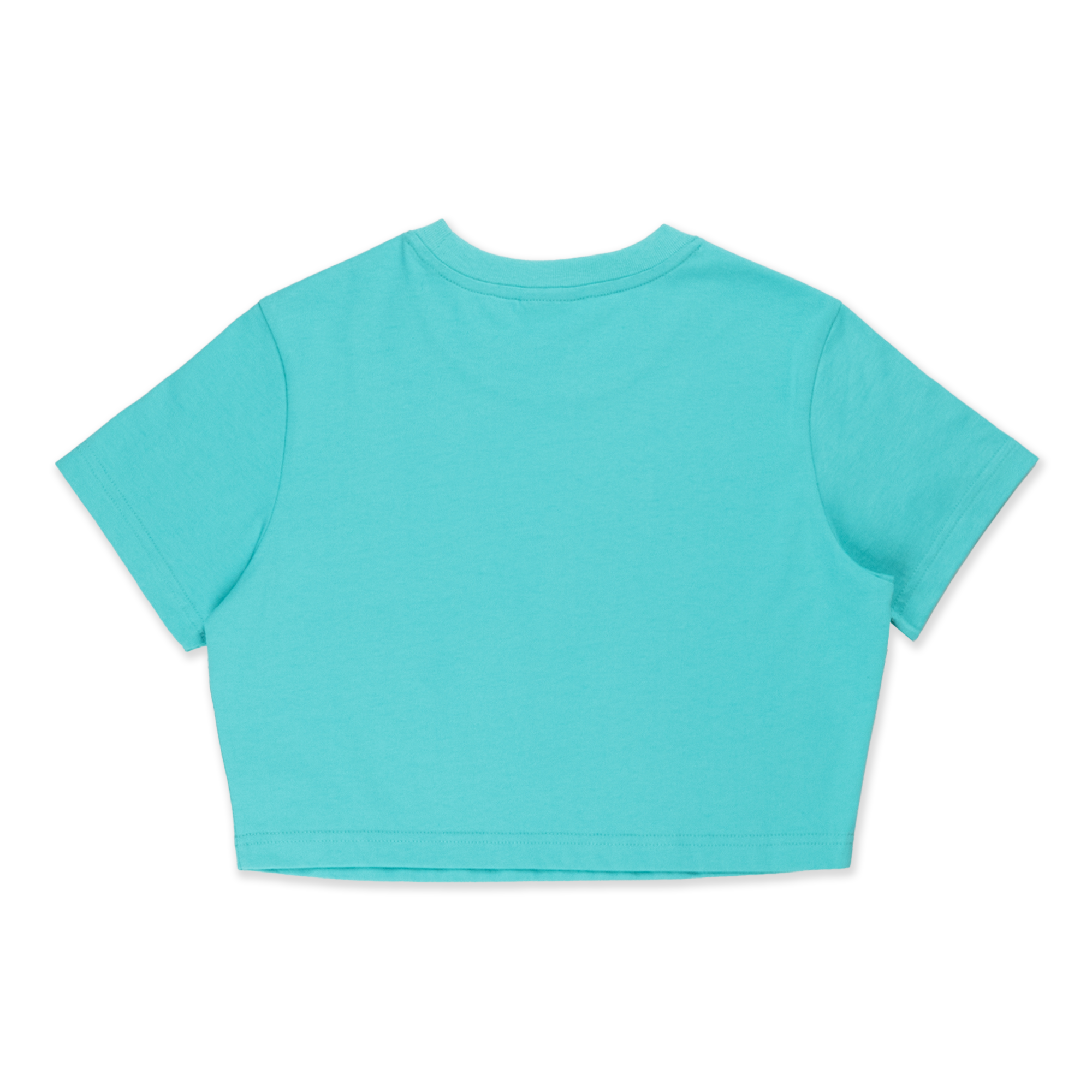 Los Angeles Dodgers Color Era Arctic Teal Women Crop Tee