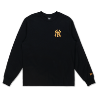 New York Yankees Color Era Black Long Sleeve T-Shirt