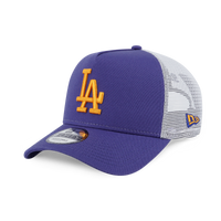 Los Angeles Dodgers Color Era 2-Tone White Rear Ink Purple 9Forty AF Trucker Cap
