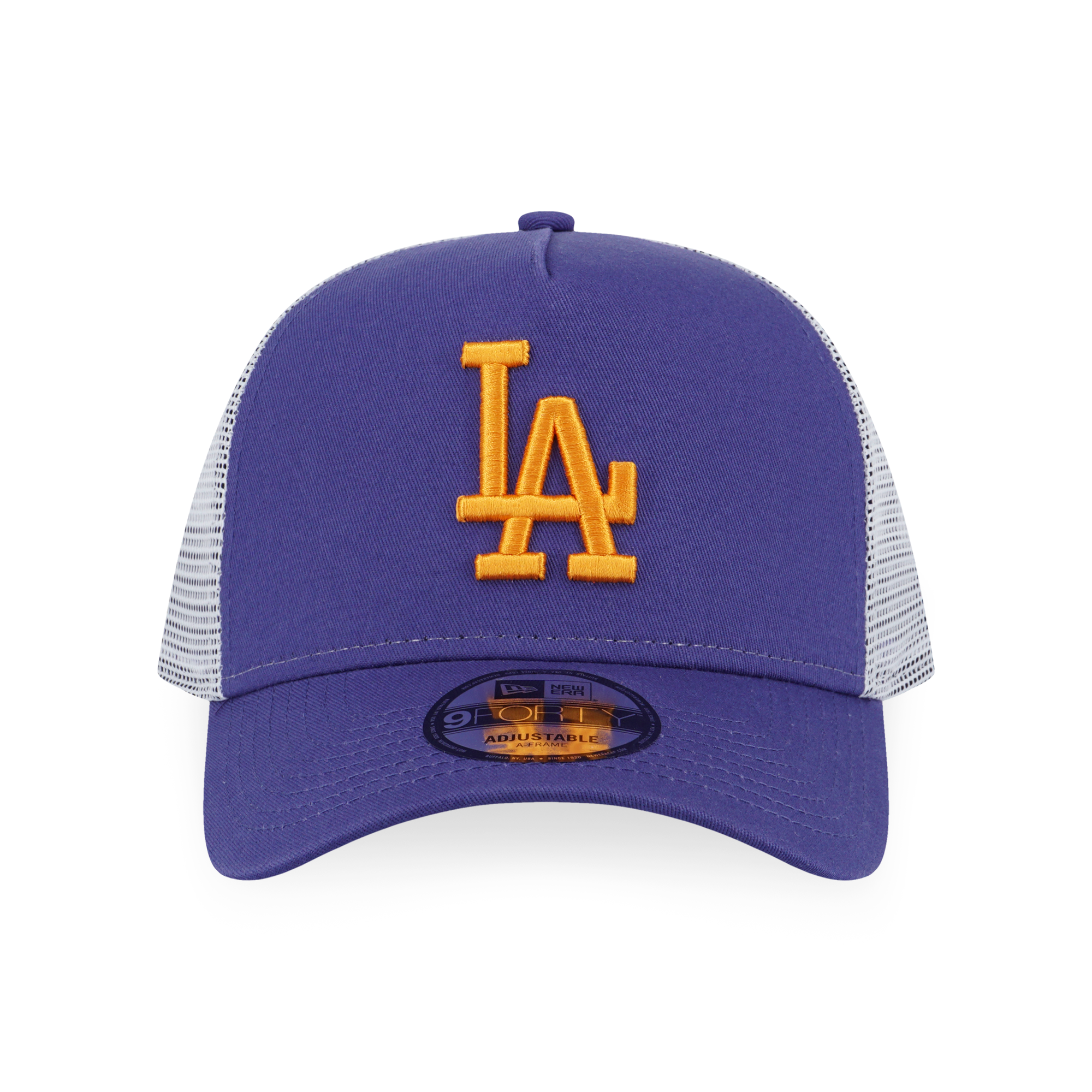Los Angeles Dodgers Color Era 2-Tone White Rear Ink Purple 9Forty AF Trucker Cap