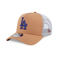 Los Angeles Dodgers Color Era 2-Tone White Rear Deep Sand Brown 9Forty AF Trucker Cap