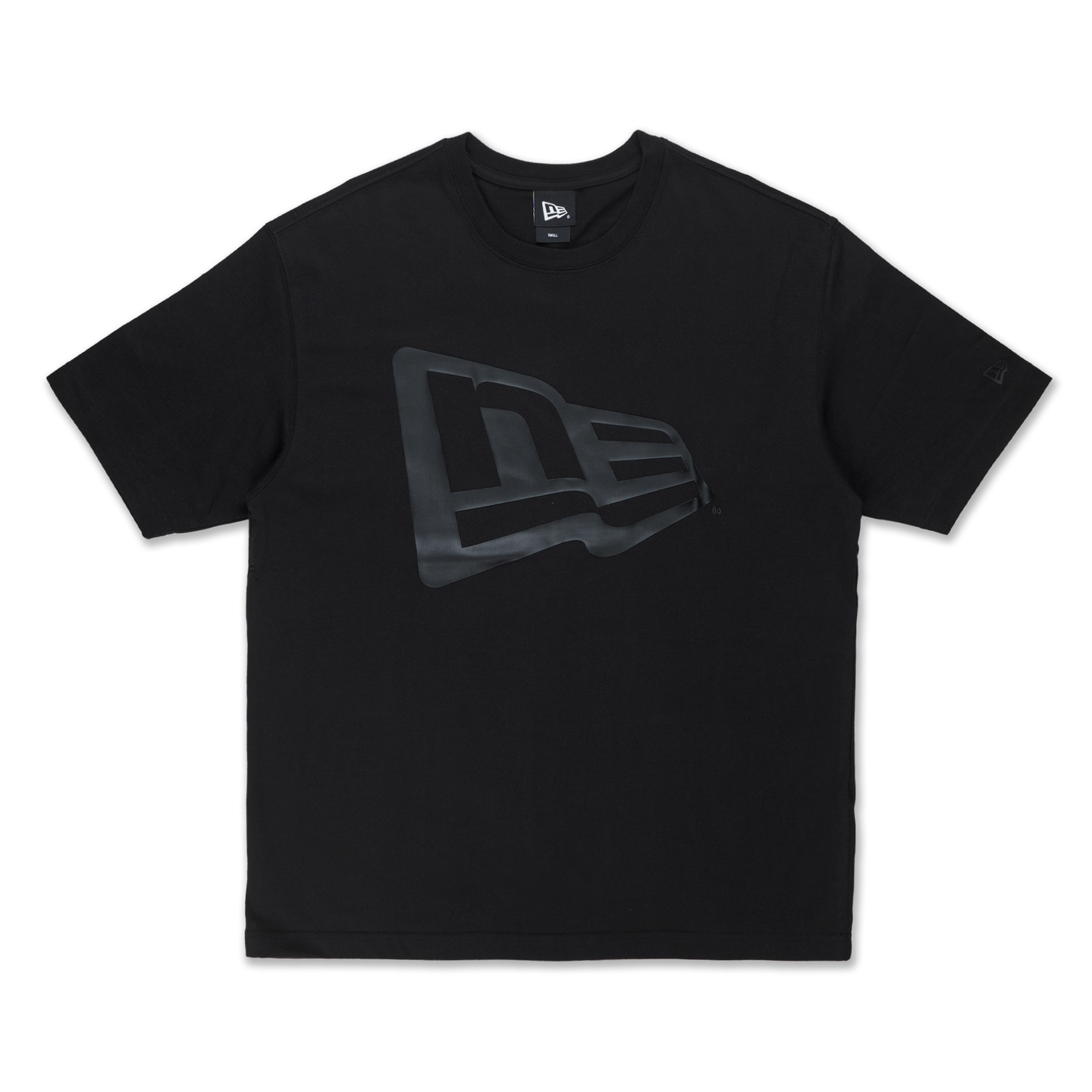 New Era Premium Black Oversized Short Sleeve T-Shirt